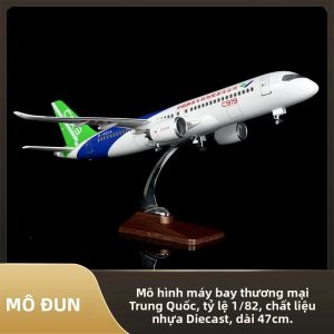 Mô Hình Máy Bay Thương Mại C919 Tỷ Lệ 1/82 47CM Đồ Chơi Trẻ Em Có Đèn Và Bánh Xe Chất Liệu Nhựa Resin Quà Tặng Cho Trẻ Em Từ 14 Tuổi Trở Lên