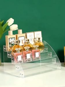 ชั้นวางของอะคริลิค ชั้นวางโมเดล ชั้นวางเครื่องสําอาง 3/4/5/6/7 ชั้น หนา 2มิล สําหรับจัดระเบียบ วางสินค้า วางยาทาเล็บ