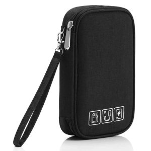 Multi-purpose Cable Storage Bag Electronic Organizer Digital Charger Wires USB Power Pouch Portable Travel Accessories Supplies
