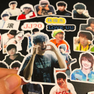 JJ Lin Stickers DIY Non-drying Adhesive Decals for Mobile Phone And Computer Decoration Creative Stationery Business Supplies