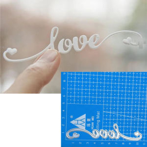 Love numbers Metal Cutting Dies Mold Scrapbooking Decoration Paper Cards Craft Mould Punch Template Embossing Stencils 1PCS