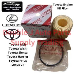 Toyota / Lexus Original Engine Oil Filter Kit 04152-YZZB6 / YZZD6 / YZZA6 Sienta Altis Wish Harrier Prius CT200h Voxy Noah C-HR Hybrid