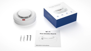 MeeGoo Smart Smoke Detector 85db Smoke House Combination Fire Alarm Home Security System
