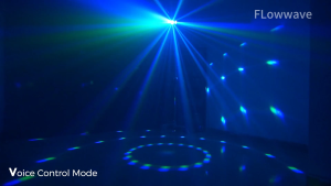 Flowwave ระบบไฟดิสโก้เลเซอร์ 4-in-1 ไฟ LED ปาร์ตี้ เอฟเฟกต์ลูกกลมวิเศษและสโตรบ พร้อมรีโมตคอนโทรล เหมาะสำหรับงานแต่งงาน คลับ ผับ และงานอีเวนต์ทุกประเภท