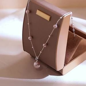 WENXI | Luxe Minimalist Full Sky Pearl Necklace