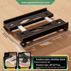 suobai | Adjustable Height Portable Computer Case Stand with Wheels