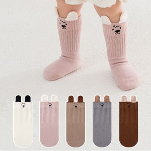 Cute Cartoon Cotton Baby Socks Comfortable Boneless Children Socks for Boys & Girls Toddler Footwear 0-8 Years Kids Clothing Acc