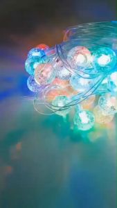 ไฟกระพริบ LED สายไฟยาว 5/10/20 เมตร หลอดไฟ 50 ดวง รุ่น 4007