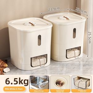 MEIZHUFU | Insect Resistant Moisture Proof Grain Storage Container
