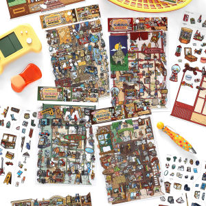 DIY Miniature Scene Decoration Stickers Toy