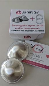 Silverette Original 925 Silver Nursing Cups - Soothes Heals & Protects Nipple Naturally