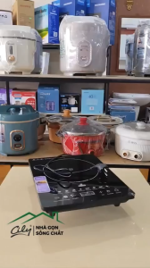 Bếp Từ Cảm Ứng GROPA Kèm Nồi Lẩu Inox Cao Cấp – Công Suất 2200W Điều Khiển Cảm Ứng Có Hẹn Giờ Tiện Lợi BH 2 Năm