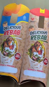 Wadah Kebab Ukuran 24x9 cm Isi 50 Pcs / Dus Kebab Jumbo