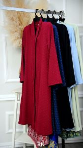 KEBAYA AISY - Kurung Raya Moden Baju Kerja Kenduri Wedding Dinner Ironless Cey Crepe S - 3XL