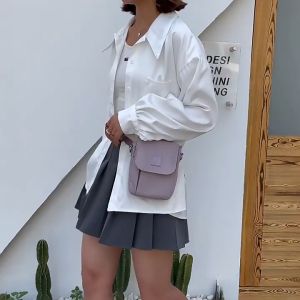 Yoohui BB025 Tas Selempang Wanita Sling Bag Wanita Waistbag Wanita Bahan Anti Air Tas - Tas Selempang Wanita Tas Pinggang Nilon Waterproof Tas Selempang Wanita MINI Simple Anti Air Tas Sling Bag Wanita Kerja Kekinian Tas pesta Premium Kulit Korea