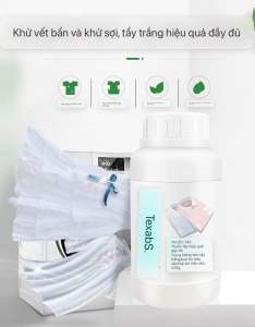 [TIẾT KIỆM] Bột khử sửa chữa nhuộm quần áo chất tẩy chéo màu phù hợp với màu trắng để loại bỏ màu và phục hồi độ trắng