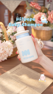 Hi!papa Kids Shampoo for Girls and Boys - Tear-Free with Camellia Scent for Soft Healthy Hair 500ml