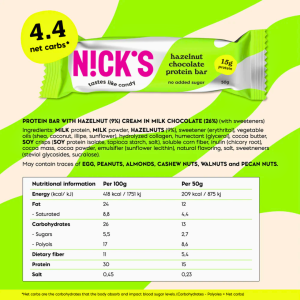 Nick’s – Swedish-Style Keto lowcarb Protein Bar That Tastes Like Candy!