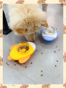 AP AIMAYAPET Cat Dog Treat Dispenser Toy Food Leaking Ball Rotating Slow Feeder Interactive Pet Toys Mainan Haiwan