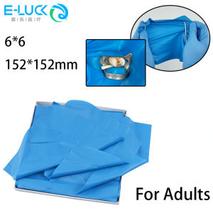 Dental Rubber Dam Sheet Non-Sterile Natural Latex Rubber Barrier Dams Dental Materials