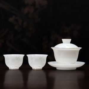 XIANGYE | Ice Seed Bone China Tea Cup Set