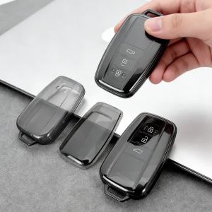 For Toyota Prius Camry Corolla C-HR CHR RAV4 Prado 2018 Transparent TPU Car Remote Key Case Cover Protection Key Bag Accessories