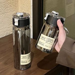 Cốc Nước Di Động Chịu Nhiệt Độ Cao Đơn Giản Dễ Cầm Dễ Mang Theo Cốc Nước Dùng Để Uống Cho Nam Và Nữ Cốc Nhựa PP+PC Dung Tích 350-800ml