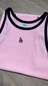 Áo Đầm/ Áo Váy Nữ MLB Chính hãng Chất Cotton mềm mại dày dặn ôm body co giãn bốn chiều thoải mãi tôn dáng nữ tính