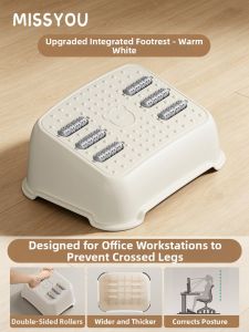 Miss You | Ergonomic Foot Rest Leg Elevator Anti Cross Leg Massage Footrest