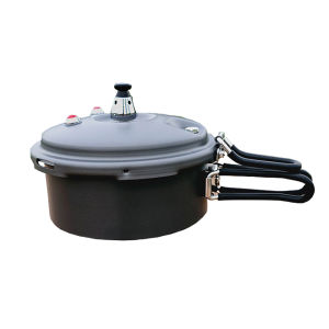 Nồi Áp Suất Cắm Trại Mini 80Kpa Nồi Hợp Kim Nhôm Dành Cho 1-3 Người Nấu Ăn Ngoài Trời Tay Cầm Có Thể Gập Lại Túi Đựng Đi Kèm