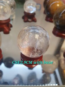 display quartz sphere