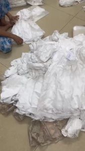 Áo Trễ Vai chất voan in hoa 2 lớp điệu xinh dáng áo váy tay bồng có chun bo quanh ngực