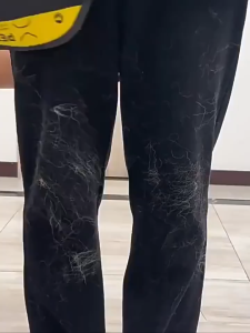 ถุงมือกําจัดขนสัตว์เลี้ยง แปรงแบบคงที่แบบสองทาง น้ํายาล้างขนสุนัขและแมว ถุงมือผมเหนียวสําหรับกรูมมิ่งบ้าน