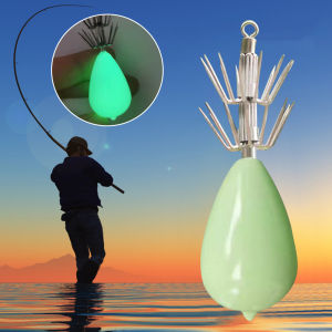 Luminous Swivel Squid Fishhook Octopus Cuttlefish Fishing Hook Fishing Tackles