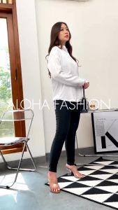 ALOHA KEMEJA !Kemeja Basic Polos Wanita Rayon 2002