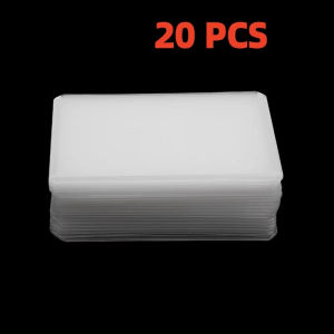 20Pcs Transparent Korean Kpop Card Sleeve with Protective Film Clear Card Holder Idol Photo Game Card Holders Cover PVC