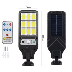 Super Bright 5730LEDs Solar Outdoor Street Light Motion Sensor Remote Control IP65 Waterproof Solar Security Light for Home Yard