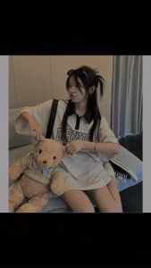 Áo Thun From Rộng Tay Lỡ Cổ Polo DRWIH - NHÂN MÃ CLOTHER