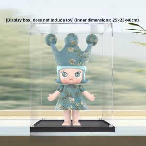 Acrylic Display Box Dustproof Bubble Princess Van Gogh Museum 1000% MOLLY 400% Scale Collectible Figure Case Storage Showcase