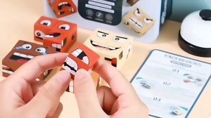 MrBonch | Face Block Game | Wooden Expressions Matching Block Puzzle Educational Games STEM