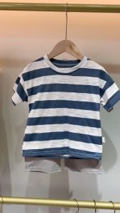 สีเสื้อยืดคอกลมแขนสั้นกางเกงขาดเล็กๆ ผู้ชายฤดูร้อนที่เรียบง่ายผ้าคอตตอน เทรนด์เกาหลีมาใหม่