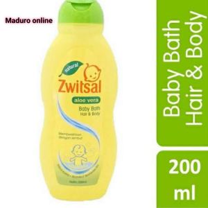 Zwitsal Baby Shampoo 100ml 200ml Natural Aloevera Kemiri Shampoo Bayi