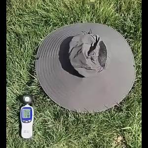 WRELS | Summer Fishing Hat Breathable UV Protection Large Brim Hiking Cap Men Women Foldable Elastic Outdoor Beach Travel Sun Hat