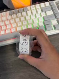 Bandai | Hoạt Hình Cuộn Dán Dễ Thương Biểu Hiện DIY Decal Cho Trẻ Em Notebook Điện Thoại Di Động Máy Tính Để Bàn ACG Trang Trí