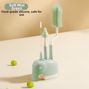Usbettas | Baby Bottle and Nipple Cleaning Brush Set with Silicone Brush