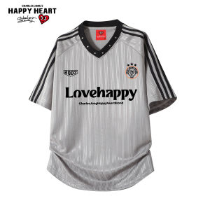 CHARLES JANGS HAPPY HEART | Quick Drying American Style Leisure Tshirt