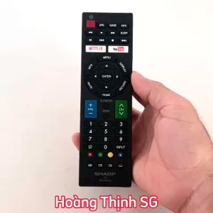 Remote điều khiển tivi SHARP Mã 06 điều khiển TV SHARP - Tặng kèm pin - Hoàng Thịnh SG