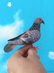 Peaceful White Dove Ornament Wild Pigeon Indoor Plant Decorations Chinese Style Half Handmade Animal Shaped Desktop Accessories