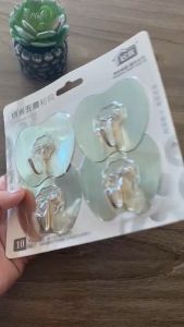 Vỉ 4 Móc Treo Đồ Dán Tường Siêu Dính Chịu Lực Nặng 10kg Móc Gắn Tường Treo Đồ Dùng Hàng Ngày Đa Năng