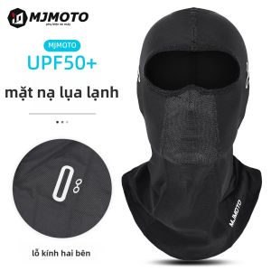 MOTOCENTRIC | Khăn Che Đầu Xe Máy Ice Silk Motocross Chống Tia Cực Tím Thoáng Khí Thấm Mồ Hôi Độ Đàn Hồi Cao Mũ Trùm Đầu Moto Có Kính Và Lỗ Cắm Tai Nghe
